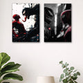 Set of 2 Premium Superhero Wall Art Posters – Spider vs Venom Aesthetic (8x11 Inches)
