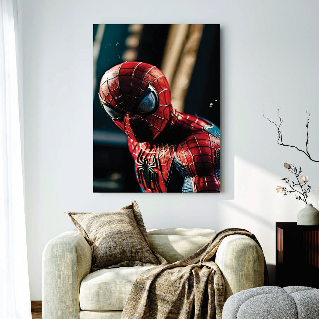 Premium Superhero Wall Art Poster – Spider Aesthetic (8x16 Inches)