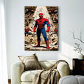 Spider-Man Retro Comic Panel Canvas Print / Photo Tile (11x16) – Premium Modern Home Decor